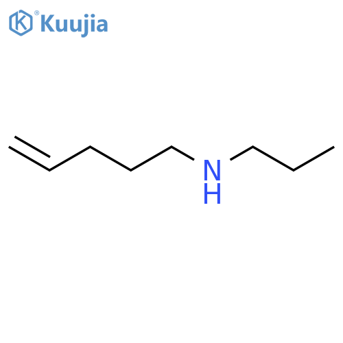 4-Penten-1-amine, N-propyl- structure