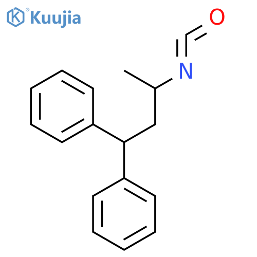 Benzene,1,1'-(3-isocyanatobutylidene)bis- structure