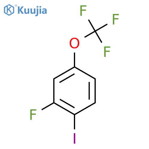 2-Fluoro-1-iodo-4-(trifluoromethoxy)benzene structure