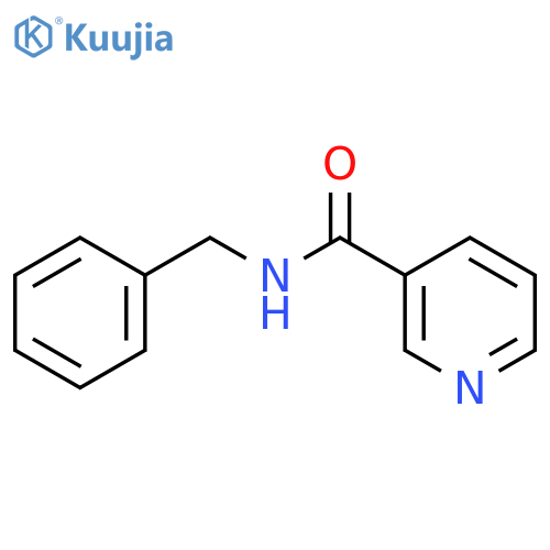 3-Pyridinecarboxamide,ar-(phenylmethyl)- (9CI) structure