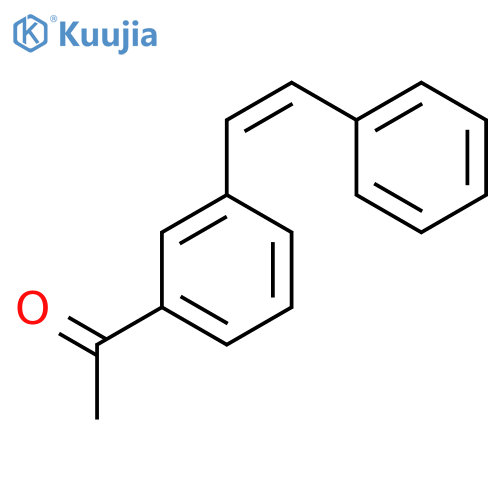 Ethanone,1-[(2-phenylethenyl)phenyl]- (9CI) structure