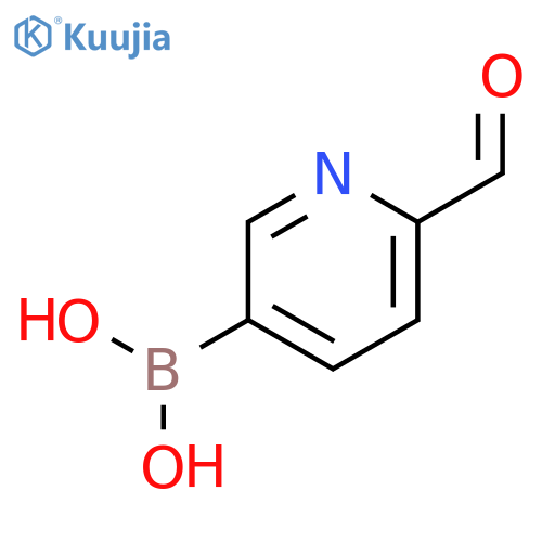 (6-formylpyridin-3-yl)boronic Acid structure