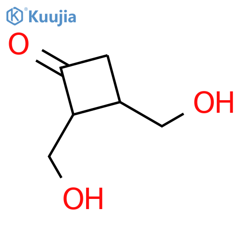 (2S,3S)-2,3-Bis(hydroxymethyl)cyclobutanone structure