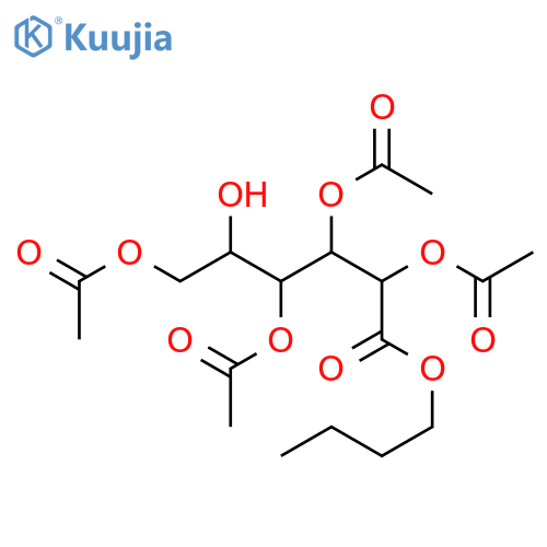 D-Mannonic acid, butyl ester, 2,3,4,6-tetraacetate structure