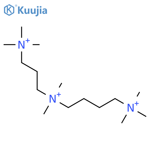 1,4-Butanediaminium,N1,N1,N1,N4,N4-pentamethyl-N4-[3-(trimethylammonio)propyl]- structure