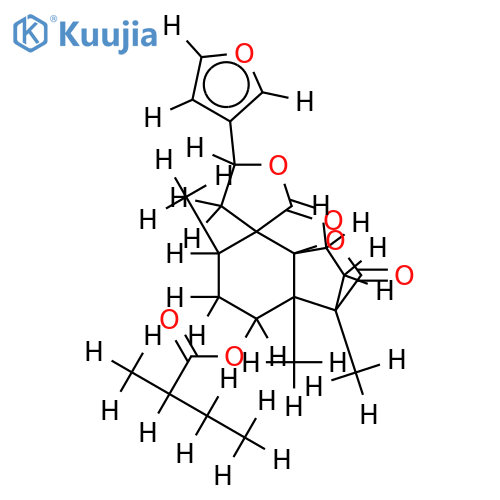 6beta-(2-Methylbutyryloxy)-isochiliolide lactone structure