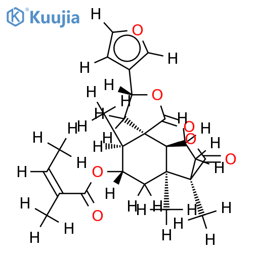 7beta-Angeloyloxyisochiliolide lactone structure