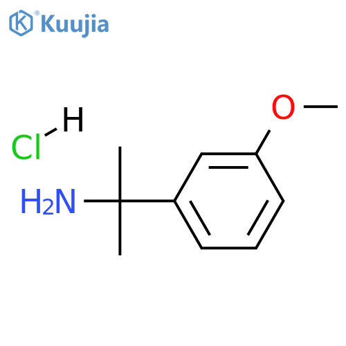 2-(3-METHOXYPHENYL)PROPAN-2-AMINE HYDROCHLORIDE structure