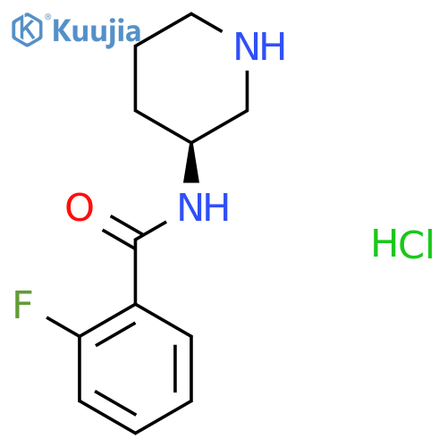 (S)-2-Fluoro-N-(piperidin-3-yl)benzamidehydrochloride structure
