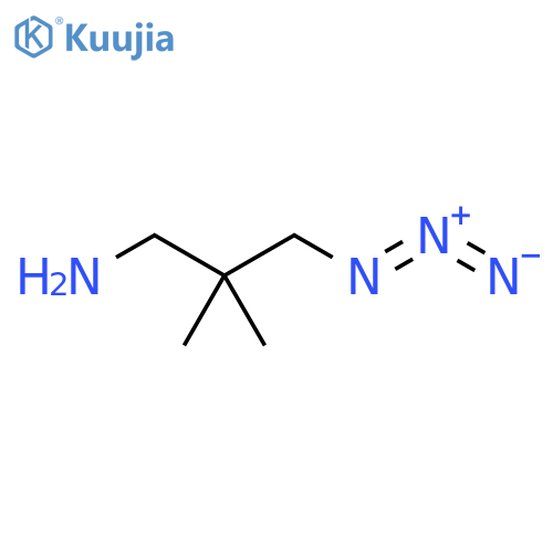 3-azido-2,2-dimethylpropan-1-amine structure