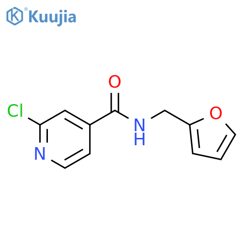 2-Chloro-N-(fur-2-yl)methylisonicotinamide structure