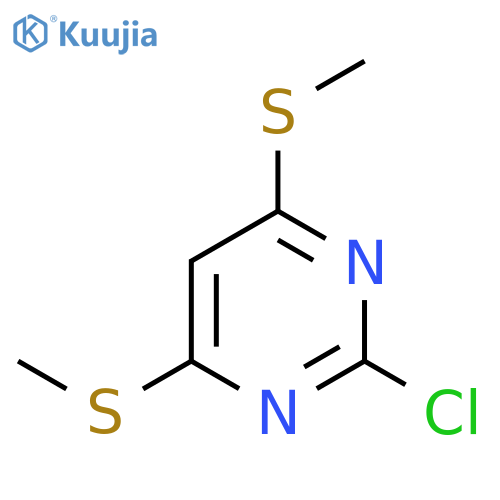 2-chloro-4,6-bis(methylsulfanyl)pyrimidine structure