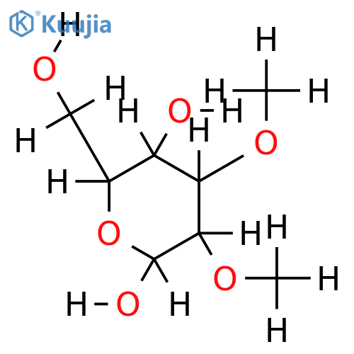 beta-D-Pyranose-2,3-Di-O-methylglucose structure
