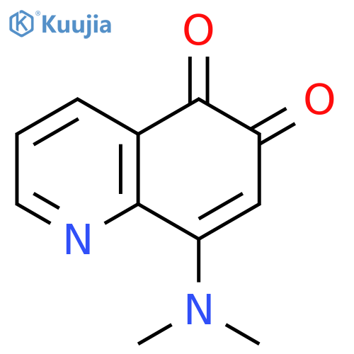 5,6-Quinolinedione, 8-(dimethylamino)- structure