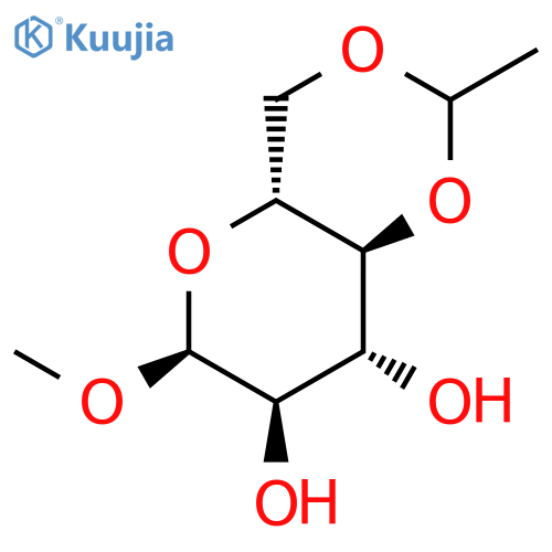 a-D-Glucopyranoside, methyl 4,6-O-ethylidene- structure