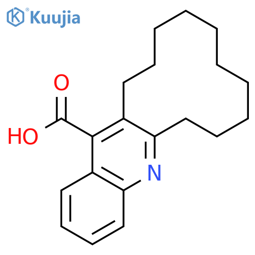 6,7,8,9,10,11,12,13,14,15-Decahydro-5-aza-cyclo-dodecabnaphthalene-16-carboxylic Acid structure