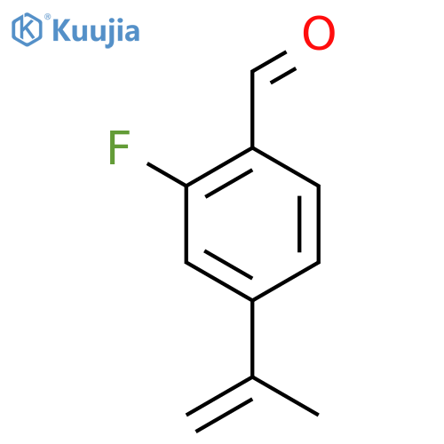 2-Fluoro-4-(prop-1-en-2-yl)benzaldehyde structure