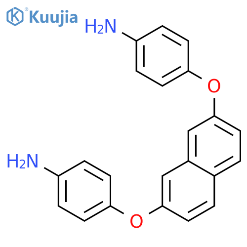 Benzenamine, 4,4'-[2,7-naphthalenediylbis(oxy)]bis- structure