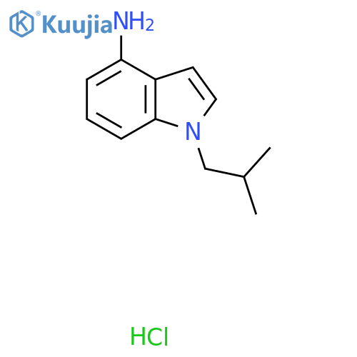 1-Isobutyl-1H-indol-4-amine hydrochloride structure