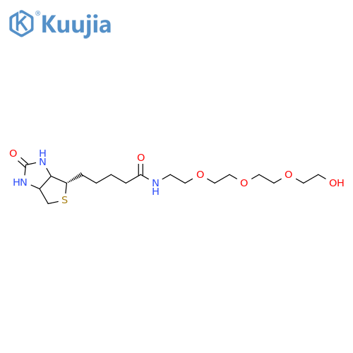 1-Biotinylamino-3,6,9-trioxaundecane-11-ol structure