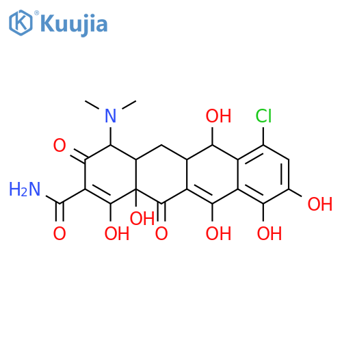 7-Chloro-5-hydroxytetracycline structure