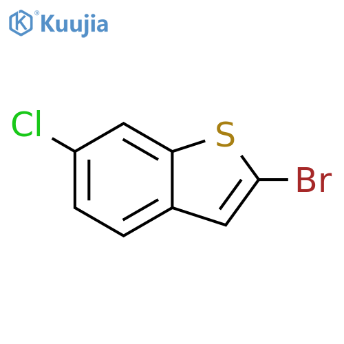2-bromo-6-chloro-1-benzothiophene structure