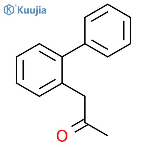 1-(2-phenylphenyl)propan-2-one structure