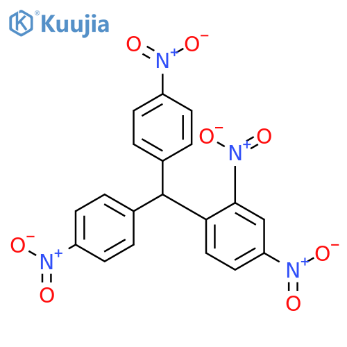Benzene, 1-[bis(4-nitrophenyl)methyl]-2,4-dinitro- structure