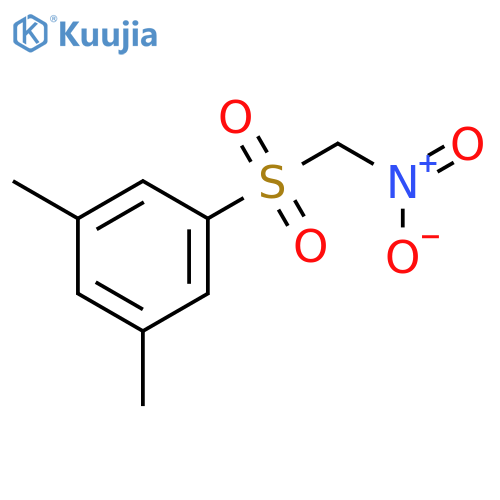 BENZENE, 1,3-DIMETHYL-5-[(NITROMETHYL)SULFONYL]- structure