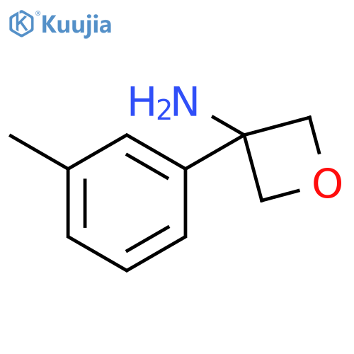 3-(3-methylphenyl)-3-oxetanamine structure