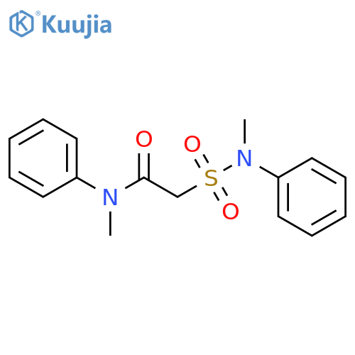 Acetamide,N-methyl-2-[(methylphenylamino)sulfonyl]-N-phenyl- structure