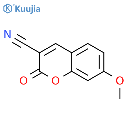 3-Cyano-7-methoxycoumarin structure