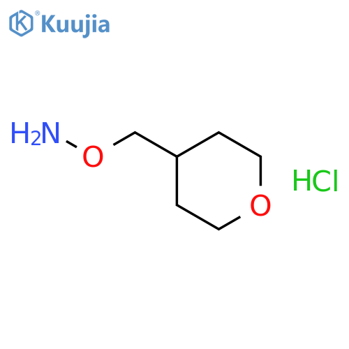 Hydroxylamine, O-[(tetrahydro-2H-pyran-4-yl)methyl]-, hydrochloride structure