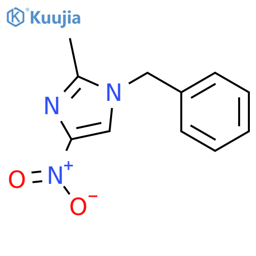 2-methyl-4-nitro-1-(phenylmethyl)-1H-Imidazole structure