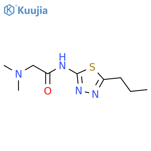 N~2~,N~2~-dimethyl-N-(5-propyl-1,3,4-thiadiazol-2-yl)glycinamide structure
