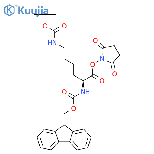 Fmoc-Lys(Boc)-OSu structure