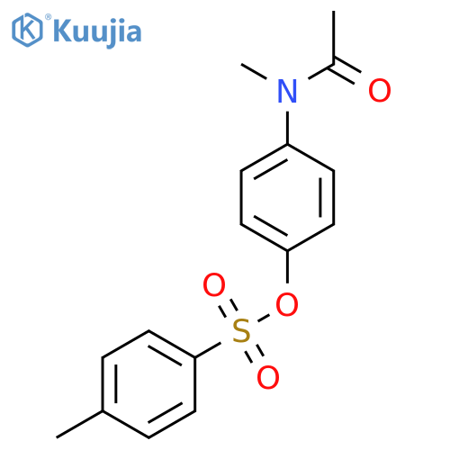 4-(N-methylacetamido)phenyl 4-methylbenzene-1-sulfonate structure