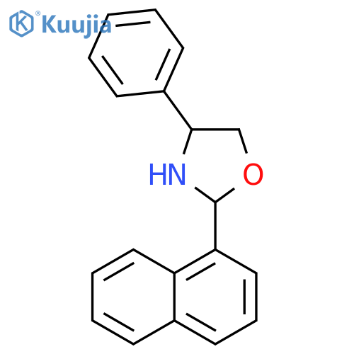 Oxazolidine, 2-(1-naphthalenyl)-4-phenyl- structure