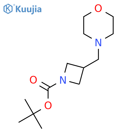 tert-butyl 3-[(morpholin-4-yl)methyl]azetidine-1-carboxylate structure