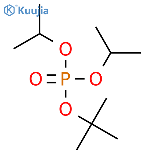 Phosphoric acid, 1,1-dimethylethyl bis(1-methylethyl) ester structure