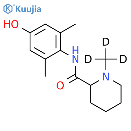 4-Hydroxy Mepivacaine-d3 structure