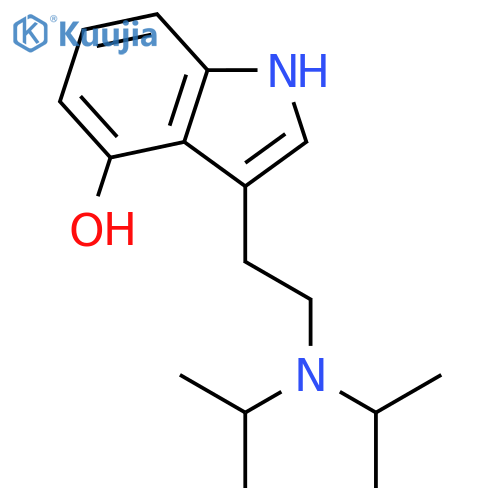 3-(2-(Diisopropylamino)ethyl)-1H-indol-4-ol structure