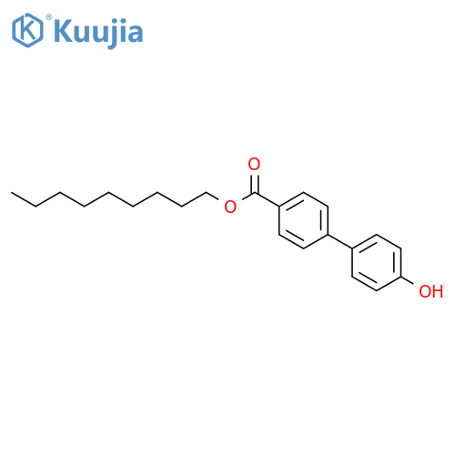 [1,1'-Biphenyl]-4-carboxylic acid, 4'-hydroxy-, nonyl ester structure