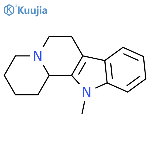 12-Methyl-2,3,4,6,7,12b-hexahydro-1H-indolo[2,3-a]quinolizine structure
