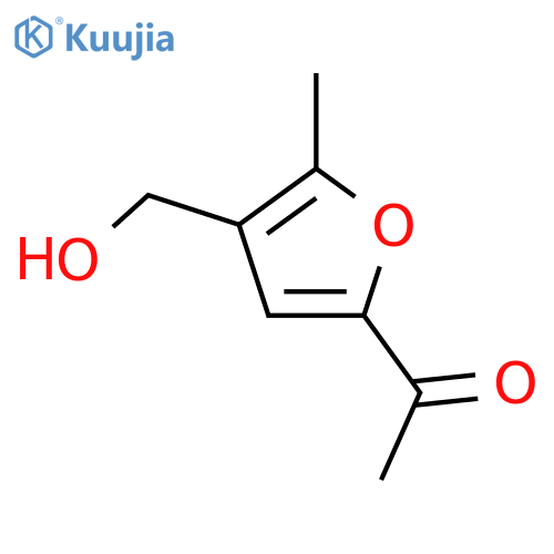 Ethanone,1-[4-(hydroxymethyl)-5-methyl-2-furanyl]- structure