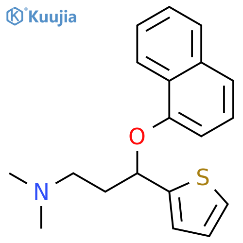 (S)-N,N-Dimethyl-3-(naphthalen-1-yloxy)-3-(thiophen-2-yl)propan-1-amine structure