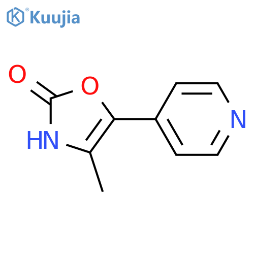 2(3H)-Oxazolone,4-methyl-5-(4-pyridinyl)- structure