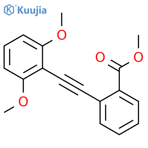 Methyl 2-[(2,6-dimethoxyphenyl)ethynyl]benzoate structure