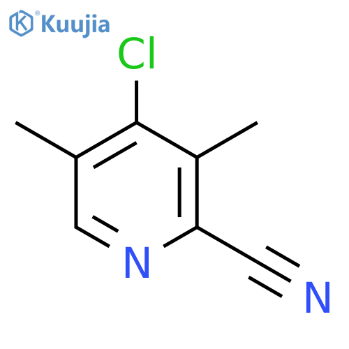 4-Chloro-3,5-dimethylpicolinonitrile structure