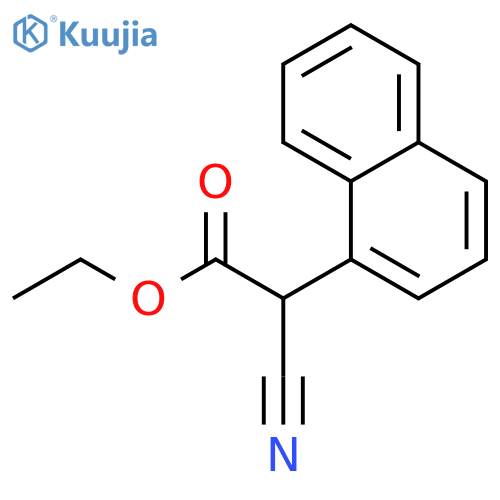Ethyl 2-Cyano-2-(naphthalen-1-yl)acetate structure